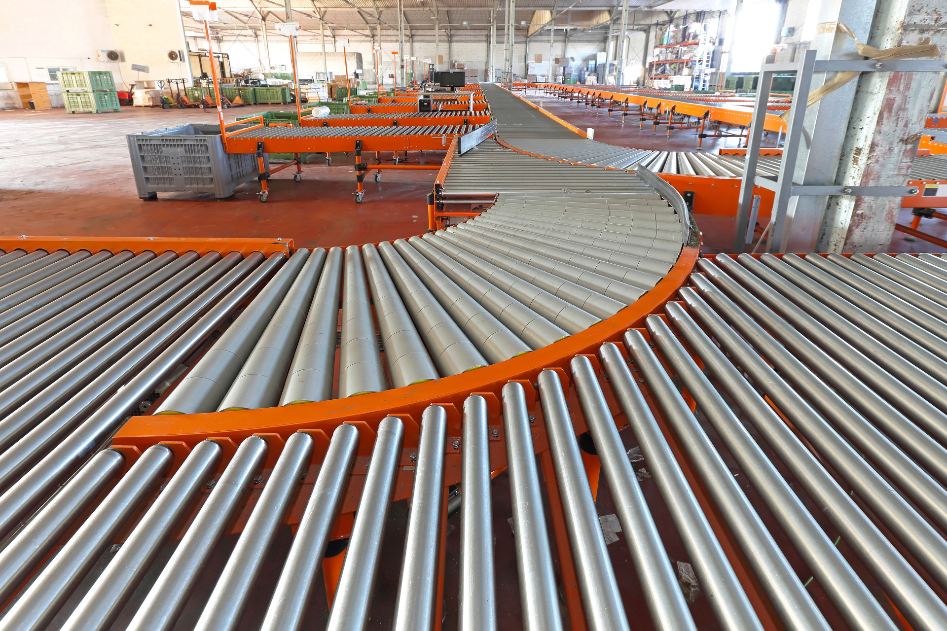 Conveyor Rollers Easily Replaced in Arlington Heights, Illinois